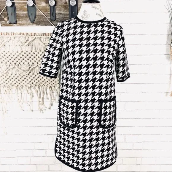 Worth | Dresses | Worth New York Classic Houndstooth A Line Dress | Poshmark Worth | Dresses | Worth New York Classic Houndstooth A Line Dress | Poshmark